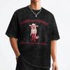 Undiagnosed But Something Ain't Right Washed T Shirts Streetwear HipHop Fashion T-Shirts Tee Shirt for Men Short Sleeve Harajuku