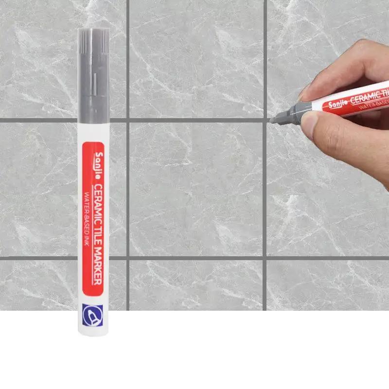 12 Color White Waterproof Tile Marker Grout Pen Kitchen Wall Seam Pen For Tiles Floor Bathroom Decontamination Seam Repair Tools