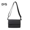 Men Shoulder Bag Envelope Type Adjustable Shoulder Strap Smartphone Keys Wallets Storage Sling Bag Multi-Pocket Design Reflective Strips for Safety