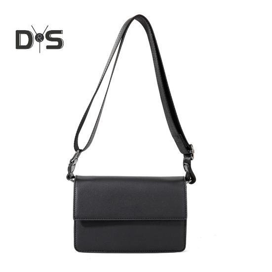 Men Shoulder Bag Envelope Type Adjustable Shoulder Strap Smartphone Keys Wallets Storage Sling Bag Multi-Pocket Design Reflective Strips for Safety