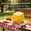 Creative Stress Relief Cheese Simulation Squeeze Toy - Office Decompression & Gift