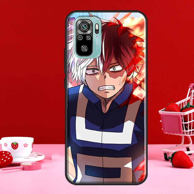 Anime Shoto Todoroki For Redmi Note 10 Pro Case For Redmi Note 11 Pro Note 8 9 Pro 9S 10S 11S 9C 9A 9T Cover