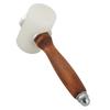T Shape Leather Nylon Hammer Wood Handle Leather Carving Mallet Craft Tool