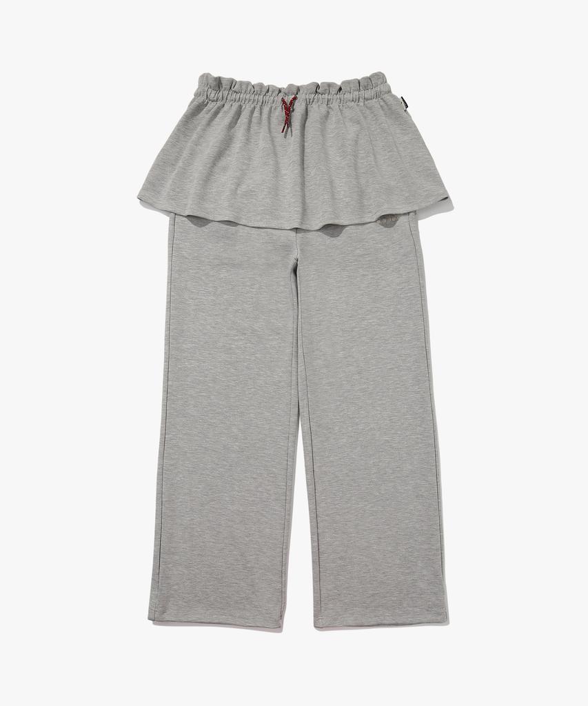 diadora Crosscoat Jersey Skirt Pants Melange Grey