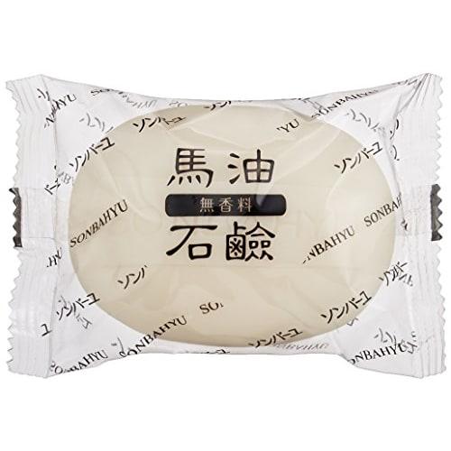 Yakushido Sonbayu Horse Oil Soap (Unscented) 85g White 85g (x 1)