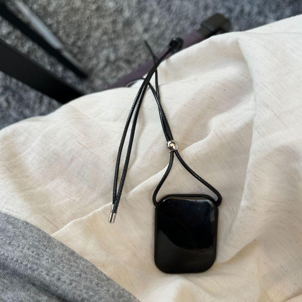 Delicate Design Square Pendant Necklace Adjustable Geometric Necklace  Jewelry Gifts