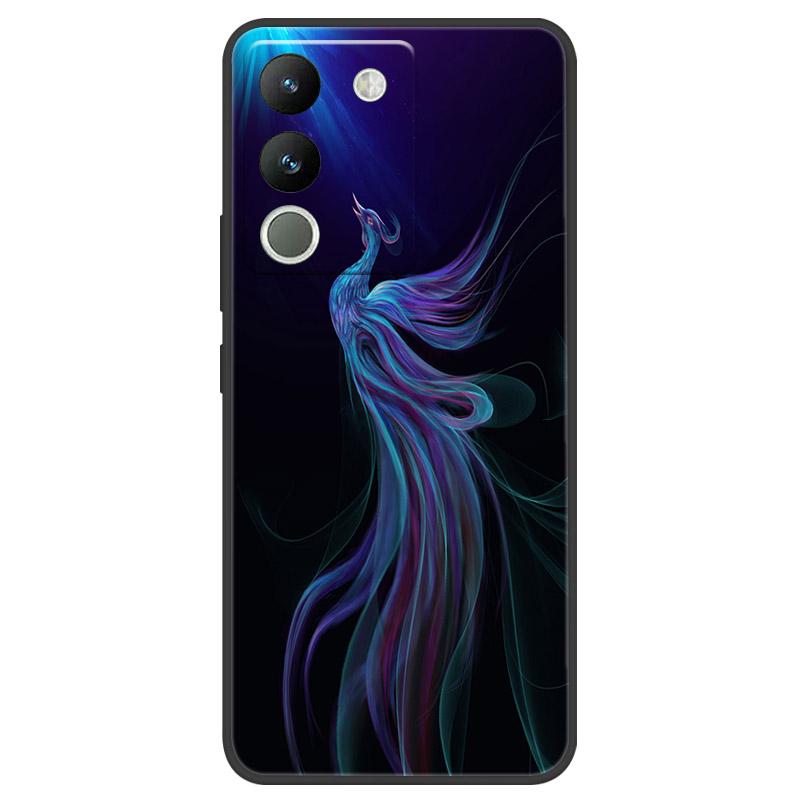 For VIVO V29E Case V2317 Camer Protective Shell For VIVO Y200 5G Phone Case Soft Silicone TPU Back Cover V2307 Shockproof Fundas