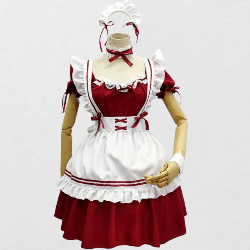 Japanese Lolita Maid Costume: Cute Student Cosplay Dress for Women