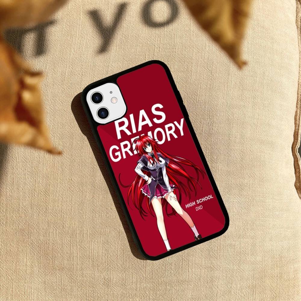DXD Rias Gremory Mobile Cell PC+TPU Phone Case For iPhone 17 16 15 14 PRO MAX 11 12 13 PLUS MINI Cover