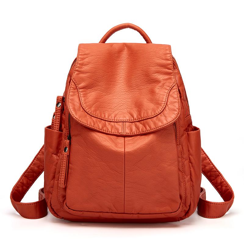 Women's 2025 Fashion Soft Leather Backpack - Versatile, Spacious, Casual & Stylish