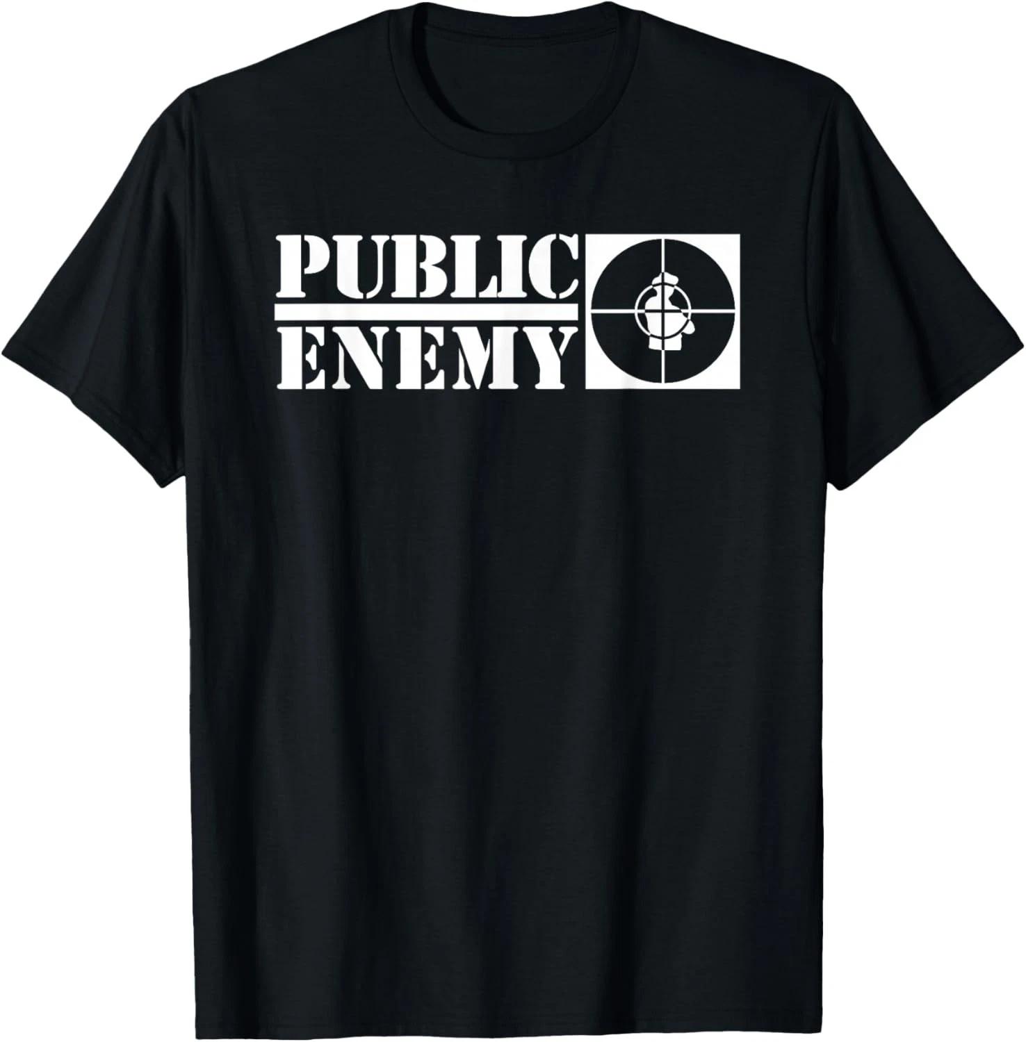 Public Enemy Long Logo T-Shirt Gift Unisex T-Shirt 3XL