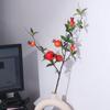 Plastic Simulation Pomegranate Fruit 6-Fruit Fake Plants  Home Living Room Decor