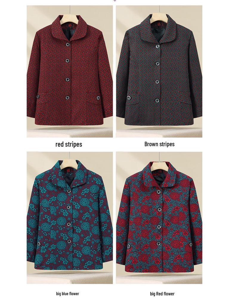 Grandma's Timeless Autumn Coat for Seniors (Ages 60-80) - New 2025 Spring & Autumn Fashion