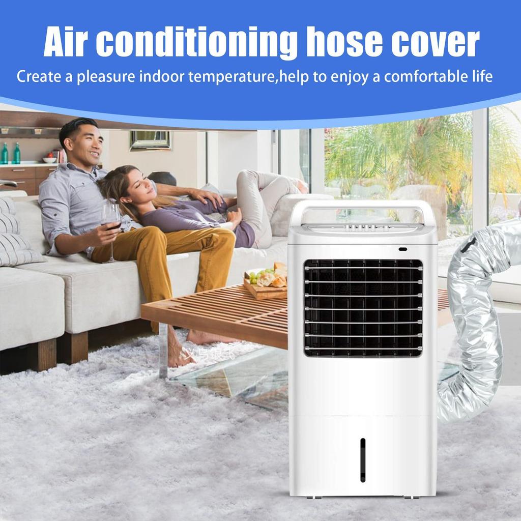 Portable AC Hose Cover Adjustable Mobile AC Pipe Insulation Home and Garden Supplies For Commercial Apartment Offices