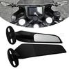 1 Pair Folding Rearview Mirrors for Kawasaki, Suzuki, Honda Motorcycles & Sports Cars