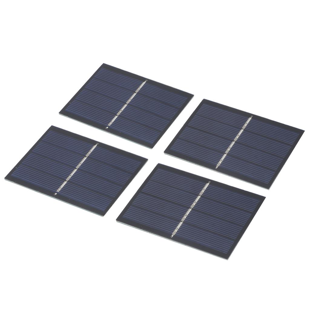 4Pcs 0.65W 2V DIY Solar Panel Module System for Solar Toy Light Battery Charging 60x80mm