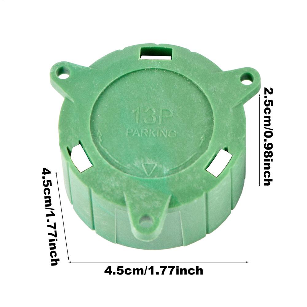 

Trailer Plug Cover Plug Holder 13 Pin Trailer Plug Cover RV Connector Protector Trailer Harness Plug Protector зелёный
