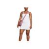 Under Armour UA Meridian Solid Color Midi Slim Fit Sleeveless Dress Women Dresses White 1383666-100