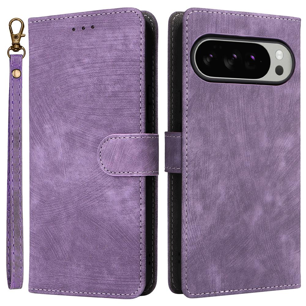 For Google Pixel 10 Pro XL Case Wallet RFID Blocking PU Leather Phone Cover Stand with Strap