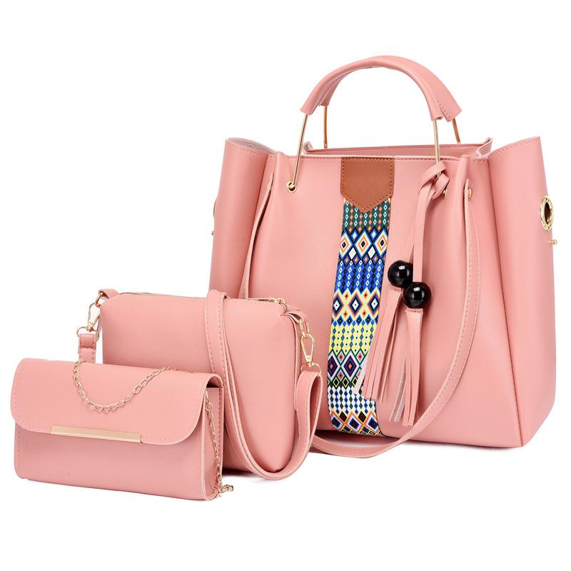 Multi-piece set trendy new messenger bag handbag shoulder bag women's bag fashion child and mother bag