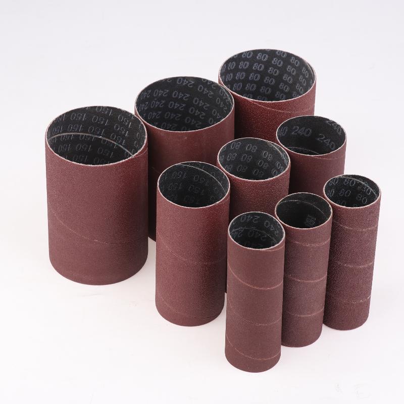 1Pcs Sanding Drum Sleeves Sandpaper Sanding Abrasive Tools 80/150/240 Grit Vibrating Spindle For Sander Sleeve Polishing Tools
