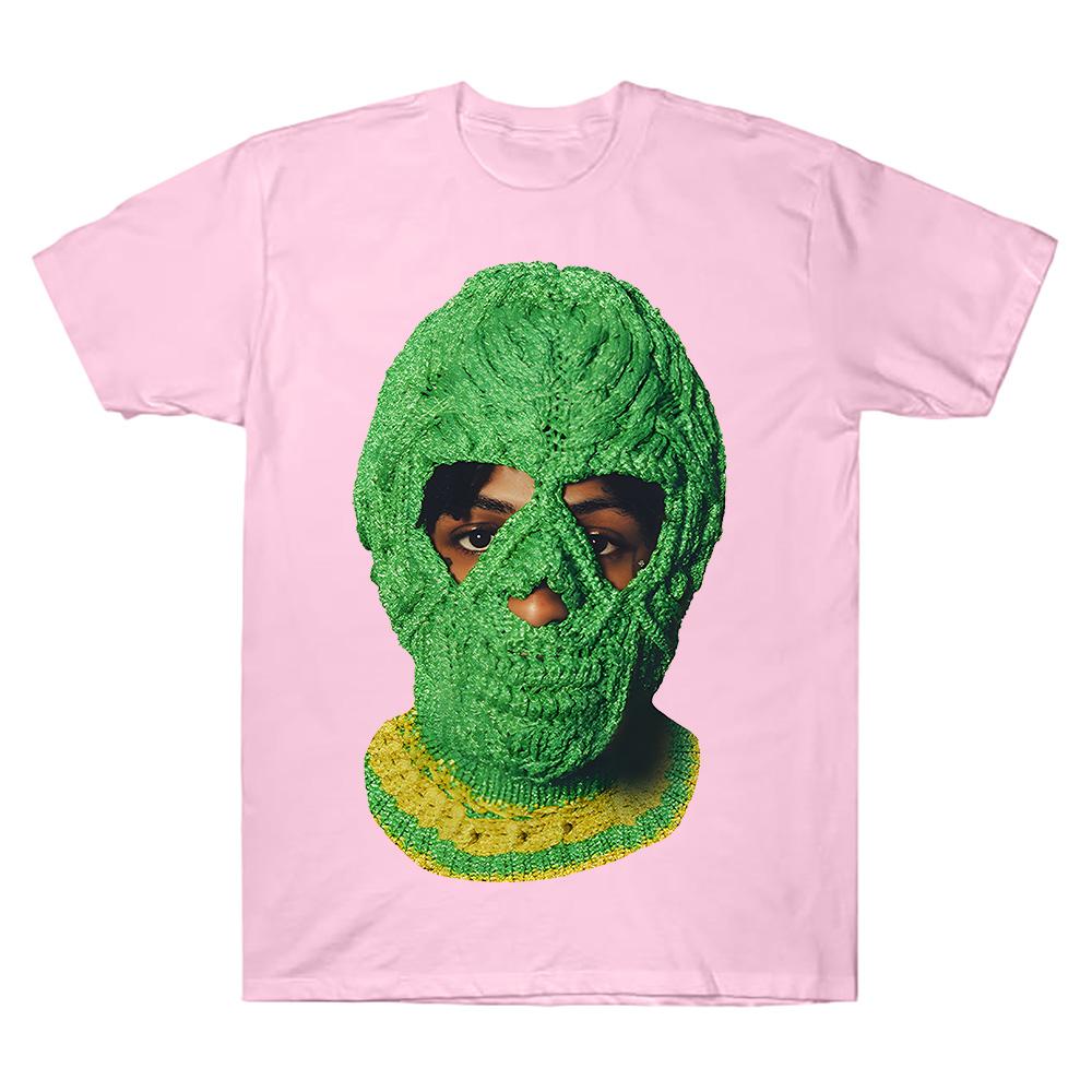 YoungBoy Never Broke Again Mask Boxy Tee Men Fashion T-shirt Hip Hop Tops Tee Women Tshirt Summer Cotton Tee