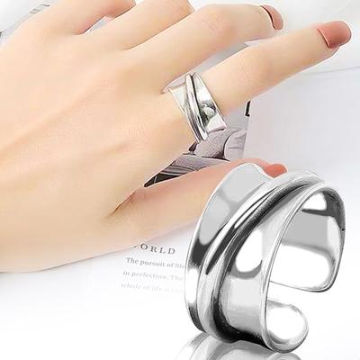 Vintage Wide Face Ring Ladies Stress Relief Ring Ladies Ring