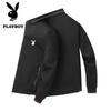 Playboy Men's Stand-Collar Casual Jacket