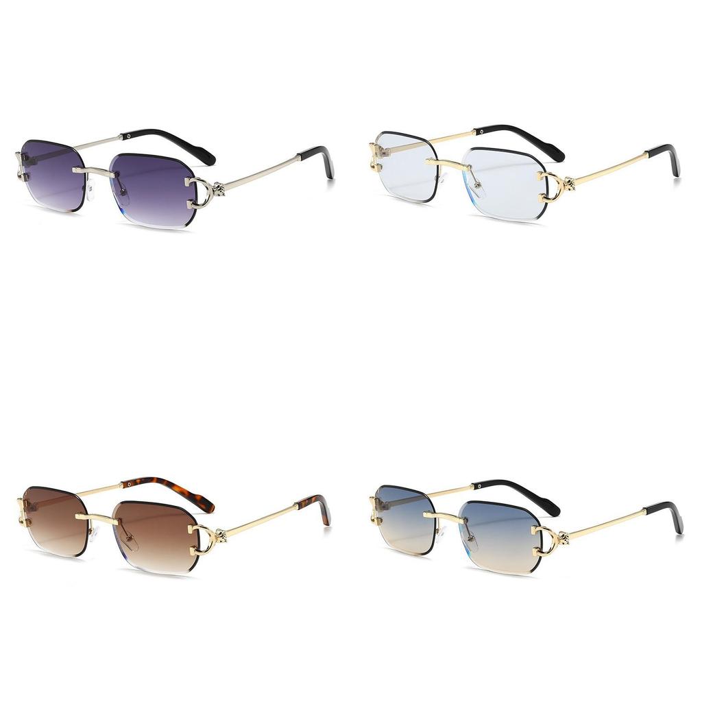 Square Unframed Sunglasses Men Summer 2026 With Uv400 Protection For Outdoor Sport And Fashion