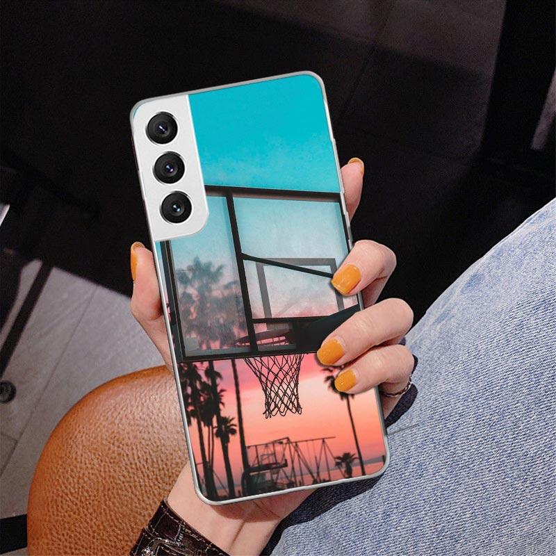 

Basketball Basket Play Phone Case For Samsung Galaxy S24 S25 Edge S26 Ultra S23 S22 S21 Plus S20 FE + Personalized Print Cover G Samsung S21 FE