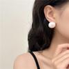 925 Silver Retro Pearl Earrings - Classic Japanese & Korean Style