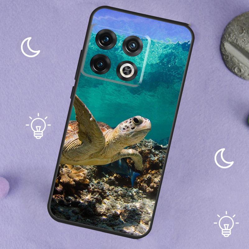 Ocean Sea Turtle Case For OnePlus 11 10 9 8 Pro 8T 9RT 10R 10T OnePlus Nord CE 3 Lite 2 2T N10 N30 N20 Coque