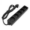 Extension Cord 3 Sockets 5m With/without 3x1.5mm2 Black