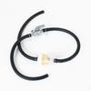 6MM 50-500CC Motorcycle Dirt Bike ATV Scooter Universal Fuel Tank Switch Valve with Built-in Filter Screen Gasoline Hose Clamp