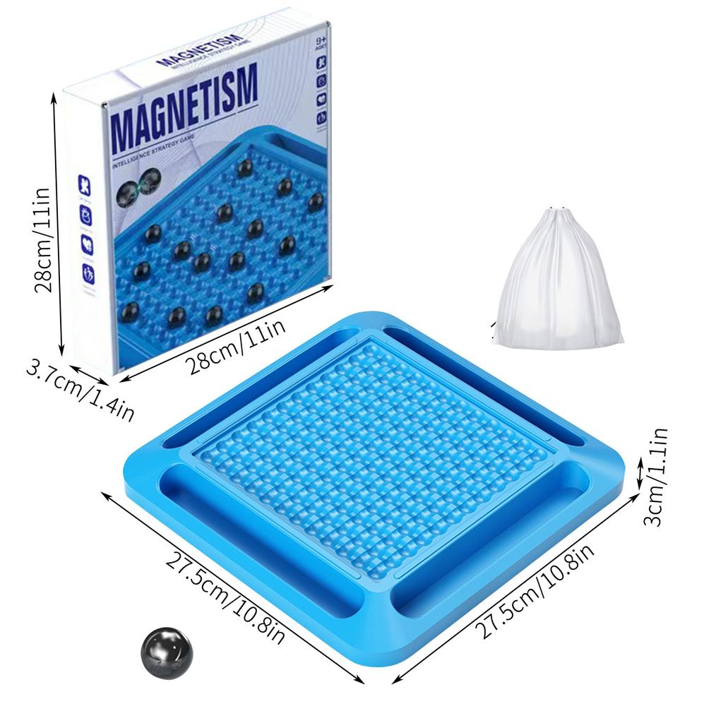 Magnetic Chess Game, Magnet Board Game, Fun Table Top Magnet Game, Family Games For Kids And Adults