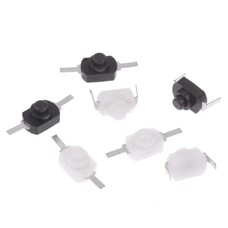 1208Yd 1288Bm Mini Druckschalter Selbstverriegelnder Schalter Rastender Ein/Aus-Schalter Mikroschalter für Elektrische Taschenlampe