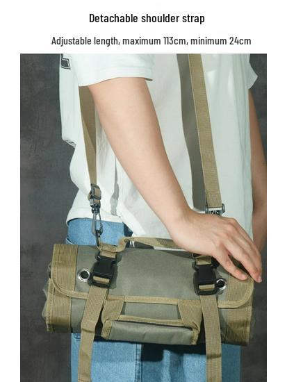 Verschleißfeste Canvas-Werkzeugtasche: Multifunktionaler Hardware-Organizer für Elektriker & Schreiner