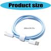 60W Fast Charging Cable Line USB C To USB C Braided Cord High Speed Data Sync Wire Suitable For S23/S22/S21+ Smartphone