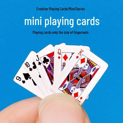 Kinder Mini Taschenformat Lustige Spielkarten - Tragbare Kartenspiele für kreativen Spaß