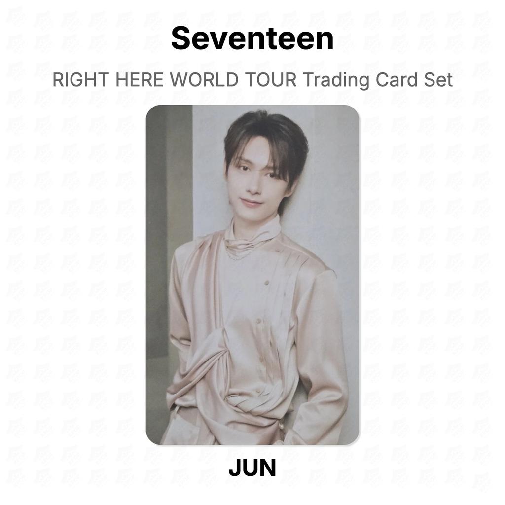 Seventeen RIGHT HERE WORLD TOUR Trading Card Set Official Photocard