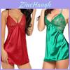 Elegant Women Lady Sexy Lace Sleepwear Satin Nightwear Lingerie Pajamas Suit Size S-xl For Ultimate Comfort