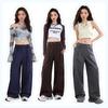 MJ STYLE Women's Cooling Quick-Dry Straight-Leg Cargo Pants