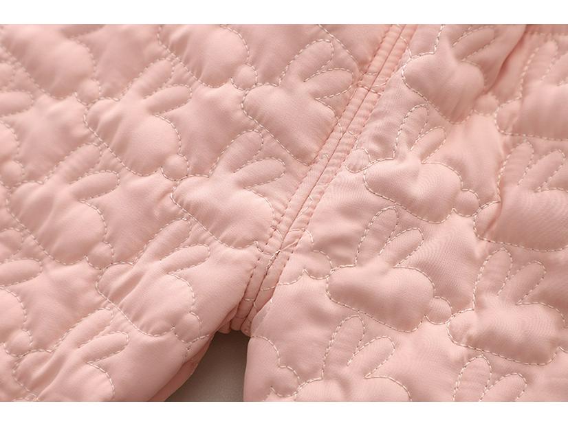 Winter 2025 Baumwolljacke mit Fleecefutter und Anzug-Set für Mädchen, Kleinkinder und Kleinkinder