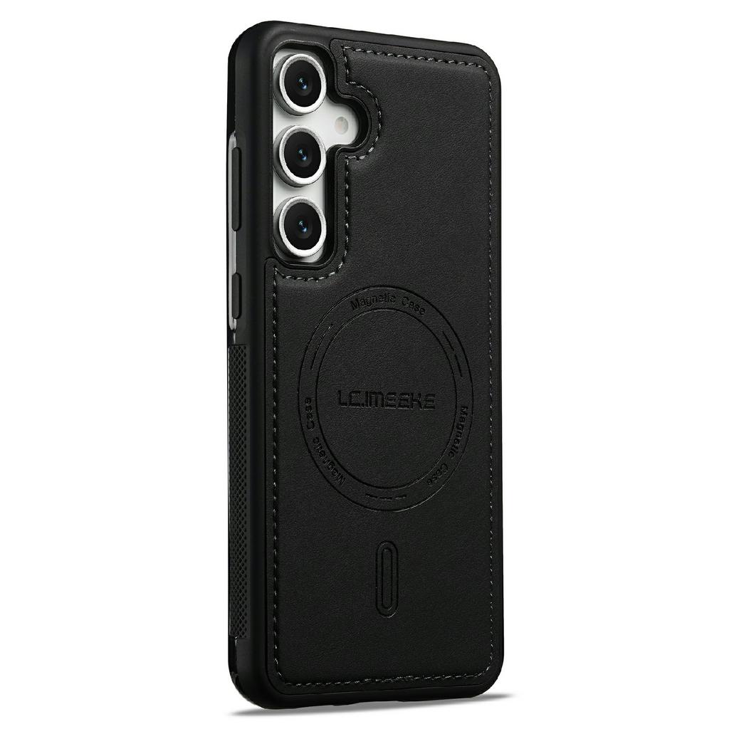 LC.IMEEKE L6 For Samsung Galaxy A37 5G Magnetic Case PU Leather Coated PC TPU Phone Cover