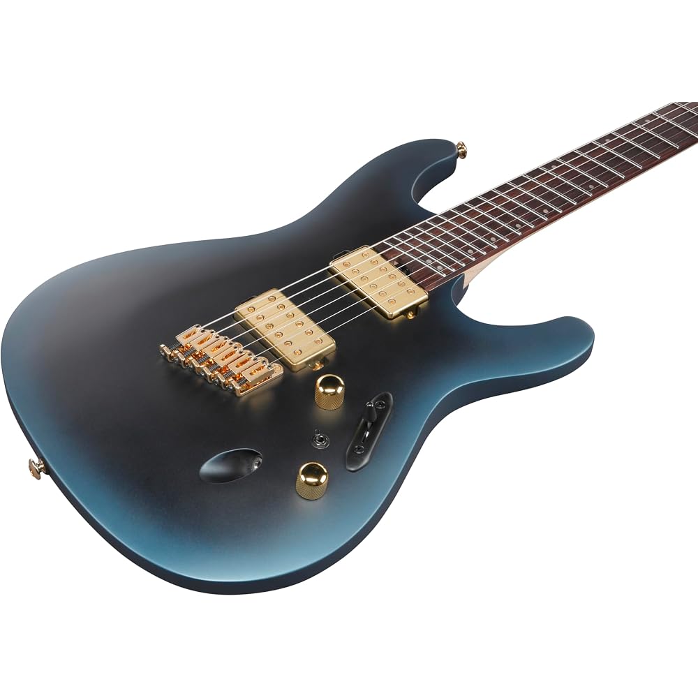 Ibanez Axe Design Lab/S-Shape Multi-Right Angled Scale Midnight Arctic Ocean Matte SML721-MAM