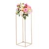 Wedding Flower Stand, 10PCS 80cm Column Flower Stand, Floral Stands with Hidden Screw, Rectangular Cubic Floral Display Rack for Wedding, Party,