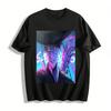 Jujutsu Kaisen Fushiguro Megumi Domain Expansion Print Casual T-shirt Unisex Loose Top Pure Cotton T-shirt