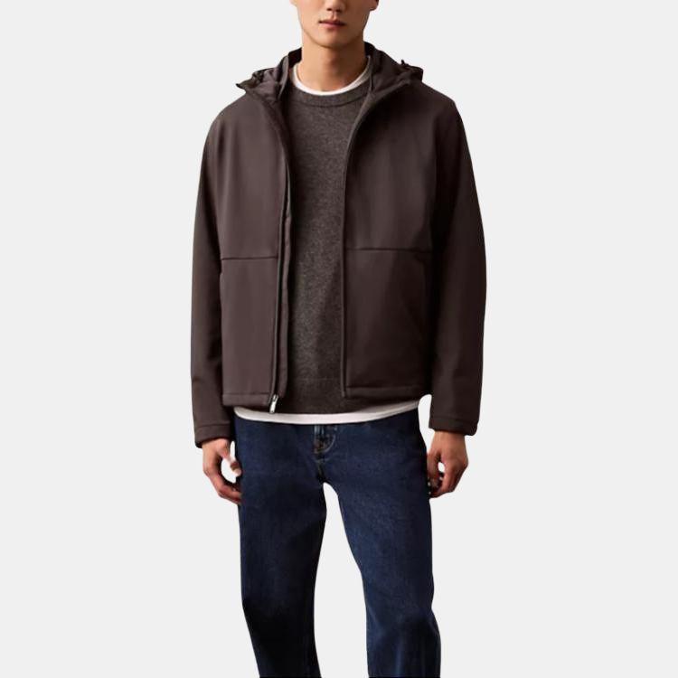 Calvin Klein Solid Color Comfortable Hooded Pilot Long Sleeve Jacket Men Jackets 40EM552-021