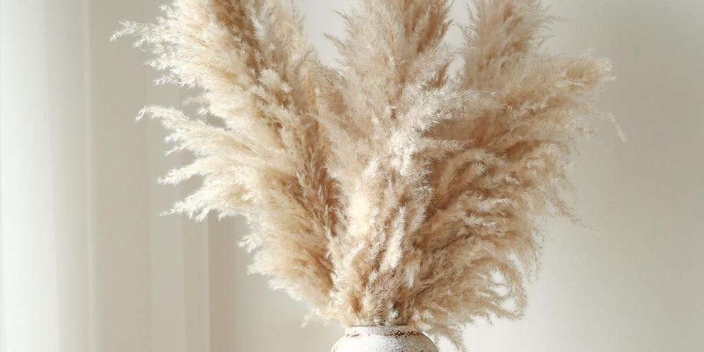 Natural Air-Dried Reed and Cattail Flower Bouquet for Floor Vase Decoration