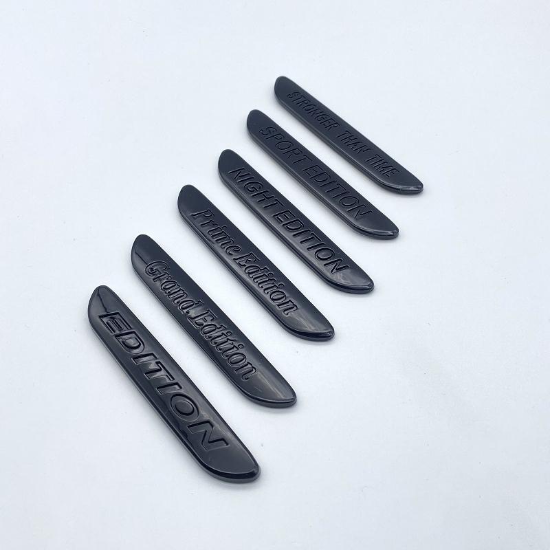 NIGHT EDITION Grand Edition Prime Edition Blade Top Emblém ABS na blatník auta Mercedes Benz Samolepka s bočním odznakem Lesklá černá